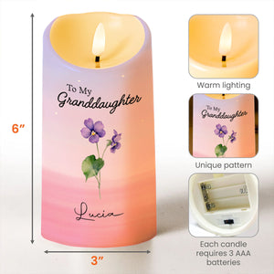 Braver Than You Think, Loved More Than You Know Candle - Personalized Custom LED Candle - GDT224_LECA