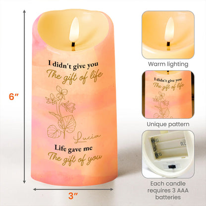 To My Granddaughter Love And Precious Moments LED Candle - Personalized Custom LED Candle - GDT229_LECA