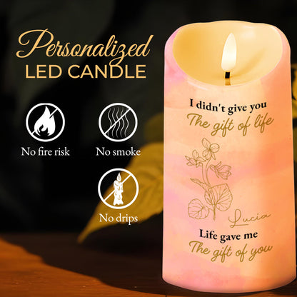 To My Granddaughter Love And Precious Moments LED Candle - Personalized Custom LED Candle - GDT229_LECA