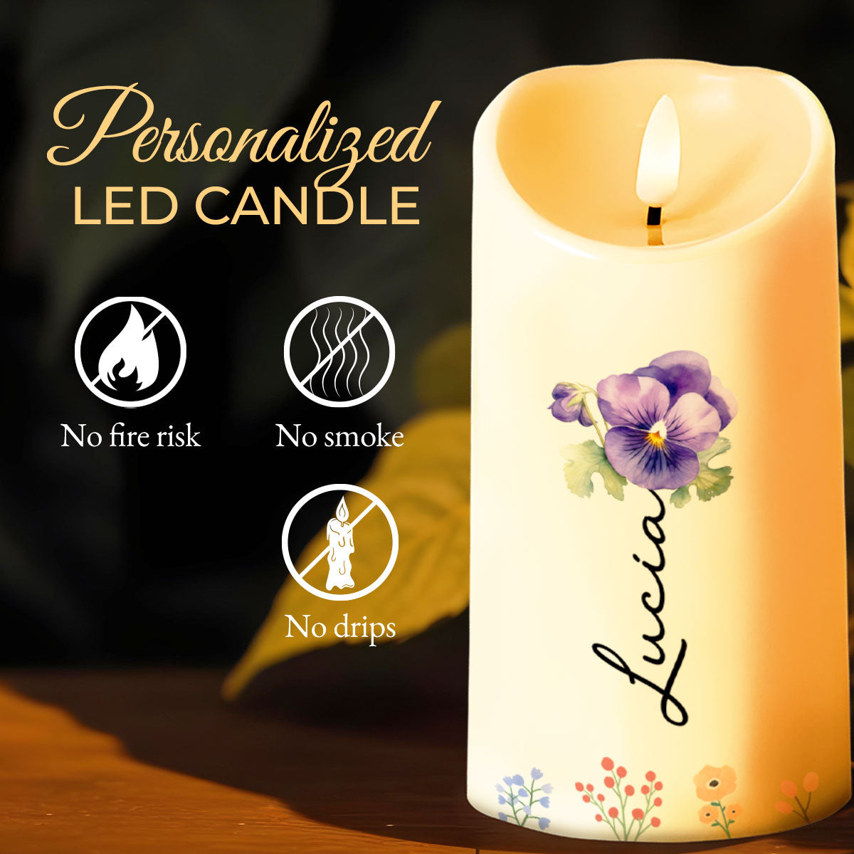 To My Granddaughter, You Are Braver, Stronger, Smarter - Personalized Custom LED Candle - GDT358_LECA