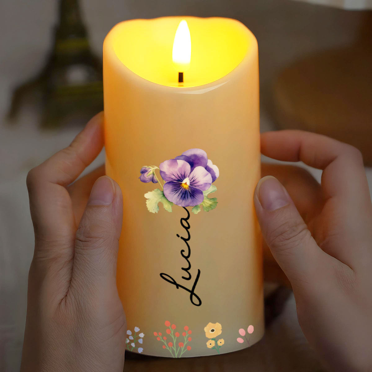 To My Granddaughter, You Are Braver, Stronger, Smarter - Personalized Custom LED Candle - GDT358_LECA