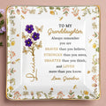 Always Remember You Are Braver, Stronger, Loved, Decorative Dish - Personalized Custom Jewelry Dish, Ceramic Dish, Square Shape - GDT368_SCRF