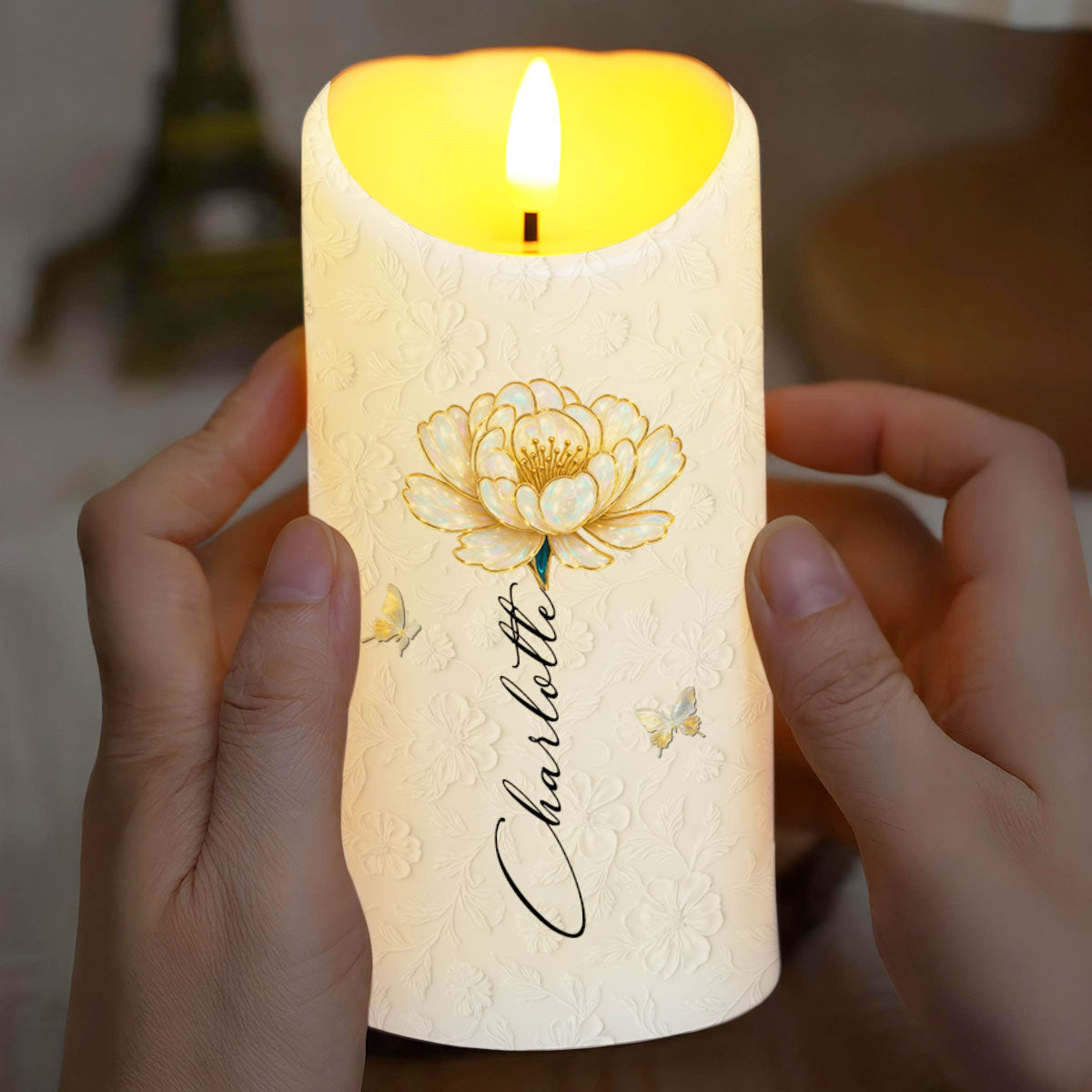 To My Granddaughter, Remember Your Crown - Personalized Custom LED Candle - GDT375_LECA