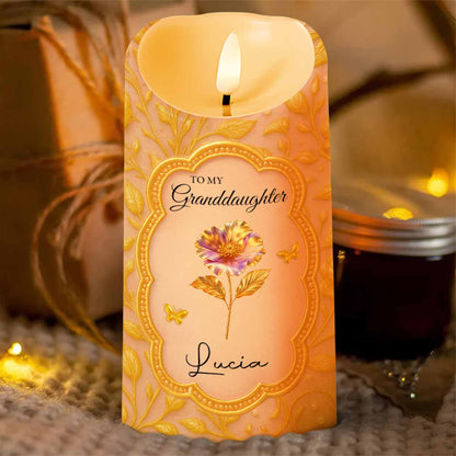 Once Upon A Time She Called Me Grandma - Personalized Custom LED Candle - GDT423_LECA