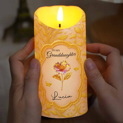 Once Upon A Time She Called Me Grandma - Personalized Custom LED Candle - GDT423_LECA