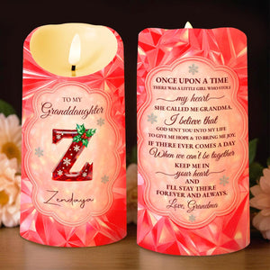 Once Upon A Time There Was A Little Girl Who Stole My Heart - Personalized Custom LED Candle - GDT495_LECA