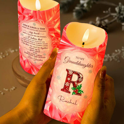 Once Upon A Time There Was A Little Girl Who Stole My Heart - Personalized Custom LED Candle - GDT495_LECA