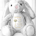 To My Beautiful Granddaughter, Sparkle And Shine With Love - Personalized Stuffed Bunny - GDT507_BUN