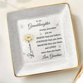 Always Remember You Are Braver, Stronger, Smarter And Loved - Personalized Custom Jewelry Dish, Ceramic Dish, Square Shape - GDT514_SCRF