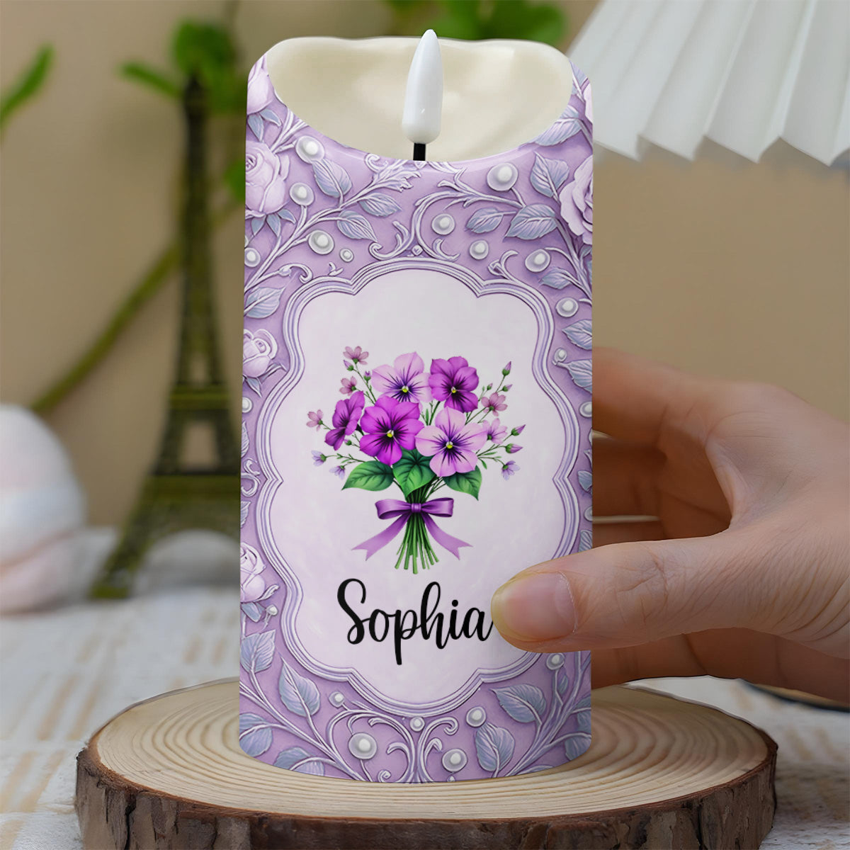 To My Precious Granddaughter, Always Let Your Spirit Shine - Personalized Custom LED Candle - GDT528_LECA