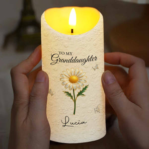Once Upon A Time She Called Me Grandma, Daisy Design - Personalized Custom LED Candle - GDT550_LECA