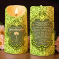 Someday When the Pages of My Life Ends, Ornate Framed Design - Personalized Custom LED Candle - GDT552_LECA