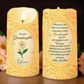 To My Granddaughter, Remember You Are Braver - Personalized Custom LED Candle - GDT554_LECA