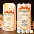 Once Upon A Time Little Girl Stole My Heart, Bow And Flower - Personalized Custom LED Candle - GDT569_LECA