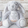 To My Granddaughter Always Remember You Are Special Flowers And Butterflies - Personalized Stuffed Bunny - GDT735_BUN
