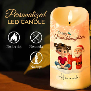 Once Upon A Time, Love From Grandma - Personalized Custom LED Candle - GRK100_LECA