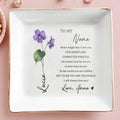 To My Nana You Are The World - Personalized Custom Jewelry Dish - GRM009_SCRD
