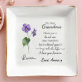 Love You Forever Grandma - Personalized Custom Jewelry Dish - GRM012_SCRD