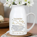 To My Little Sister, Watching You Step Into Grandmotherhood, Flowers - Personalized Ceramic Flower Vase