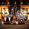 Celebrate Your Special Moments, Typographic Design - Personalized Custom Whiskey Glass - GRP032_RWG
