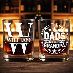 Celebrate Your Special Moments, Typographic Design - Personalized Custom Whiskey Glass - GRP032_RWG