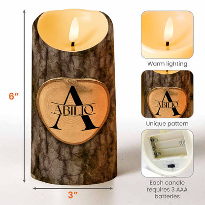 À Mon Petit-fils, Redresse Ta Couronne - Personalized Custom LED Candle - GSN056_LECA