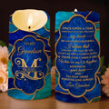To My Grandson Once Upon A Time 3D Gold Alphabet Art Monogram - Personalized Custom LED Candle - GSN109_LECA