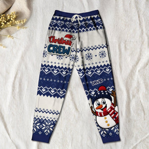 Christmas Snowman - Personalized Sweatpants