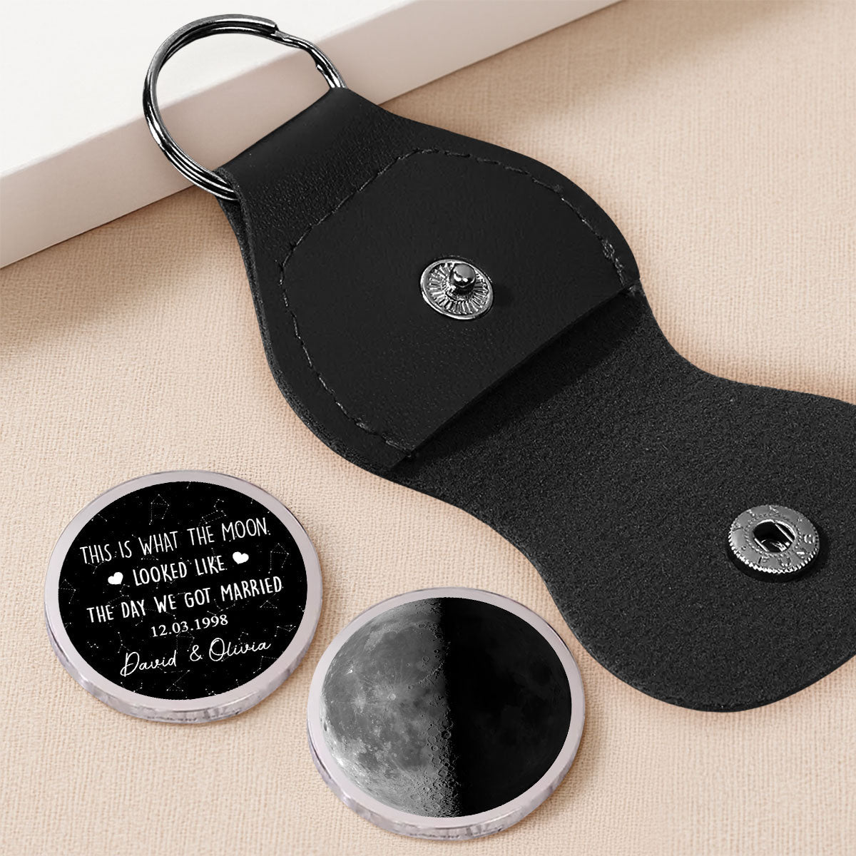 This Is What The Moon Looked Like - Personalized Pocket Hug