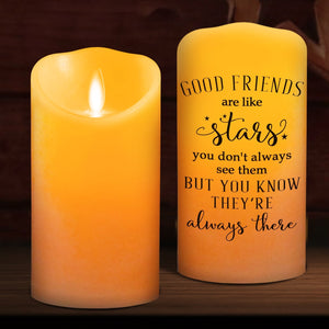 Friends Like Stars LED candle preview
