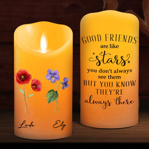 Friends Like Stars LED candle preview