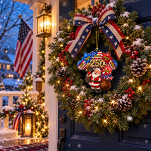 Cheers To 250 American Years - Personalized Acrylic Ornament