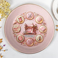 A Seamstress Creates Beauty With Sewing Machine And Crafting Tools Flowers - Personalized Custom Jewelry Dish, Ceramic Dish, Round Shape - HAND026_RCRF