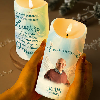 Light Up The Memories Together Forever Candle - Personalized Custom LED Candle - HME082_LECA