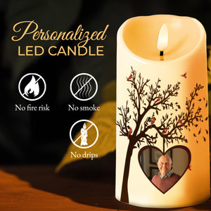 A Limb Has Fallen From Our Family Tree Remember The Best Times - Personalized Custom LED Candle - HME095_LECA