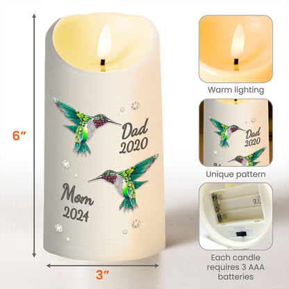 My Mind Still Talks to You, My Heart Still Looks for You - Personalized Custom LED Candle - HME120_LECA