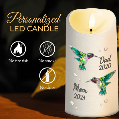 My Mind Still Talks to You, My Heart Still Looks for You - Personalized Custom LED Candle - HME120_LECA