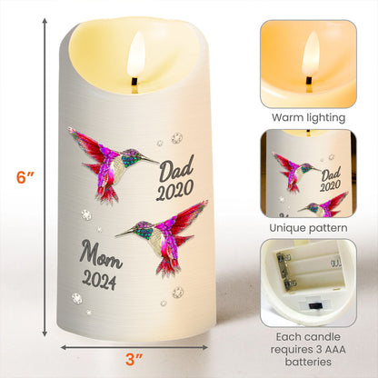 My Mind Talks, My Heart Searches, Soul at Peace - Personalized Custom LED Candle - HME123_LECA
