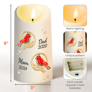 My Soul Knows You Are At Peace Memorial LED Candle - Personalized Custom LED Candle - HME126_LECA