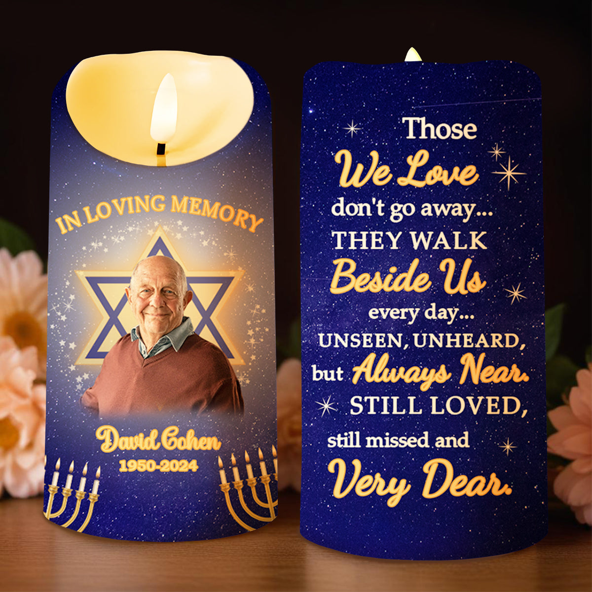 Those We Love - Personalized Custom LED Candle - HME137_LECA