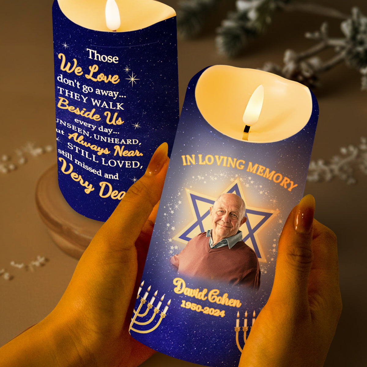 Those We Love - Personalized Custom LED Candle - HME137_LECA