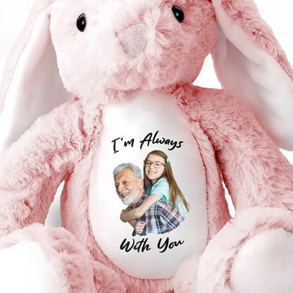A Cuddle From Heaven, Stuffed Bunny - Personalized Stuffed Bunny - HME175_BUN