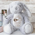 A Cuddle From Heaven, Distance Can't Break The Love We Share, Stuffed Bunny - Personalized Stuffed Bunny - HME184_BUN