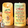 In Loving Memory, Memories Guide and Comfort - Personalized Custom LED Candle - HME269_LECA