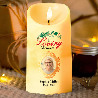 In Loving Memory, Memories Guide and Comfort - Personalized Custom LED Candle - HME269_LECA
