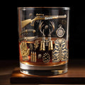 Celebrate Your Adventures With Hunting And Outdoor Themes - Personalized Custom Whiskey Glass - HTG002_RWG