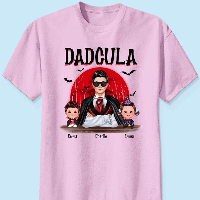 Halloween Dad Grandpa And Doll Kids Personalized Shirt
