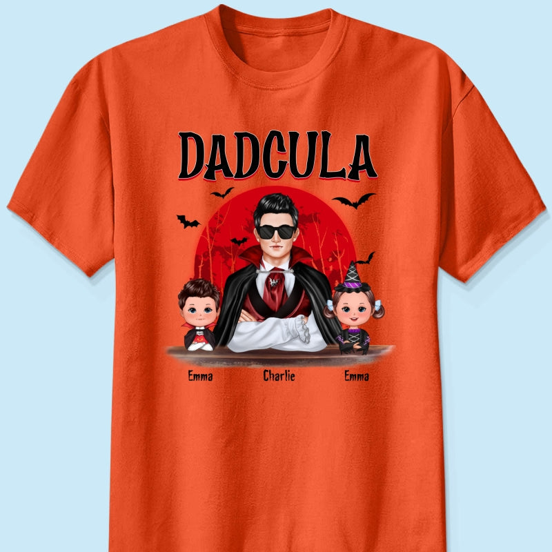 Halloween Dad Grandpa And Doll Kids Personalized Shirt