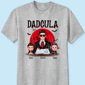 Halloween Dad Grandpa And Doll Kids Personalized Shirt