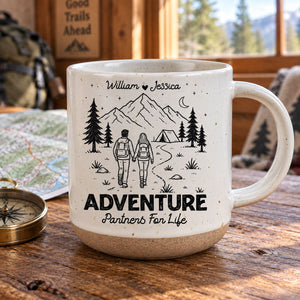 Forever Adventure Partners - Personalized Pottery Mug